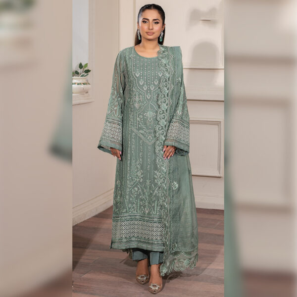 AARZO EMBROIDERED CHIFFON CL - 02