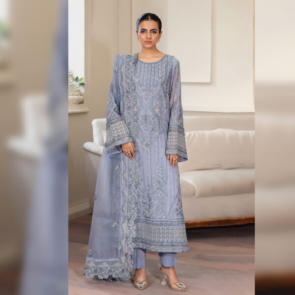 AARZO EMBROIDERED CHIFFON CL - 01